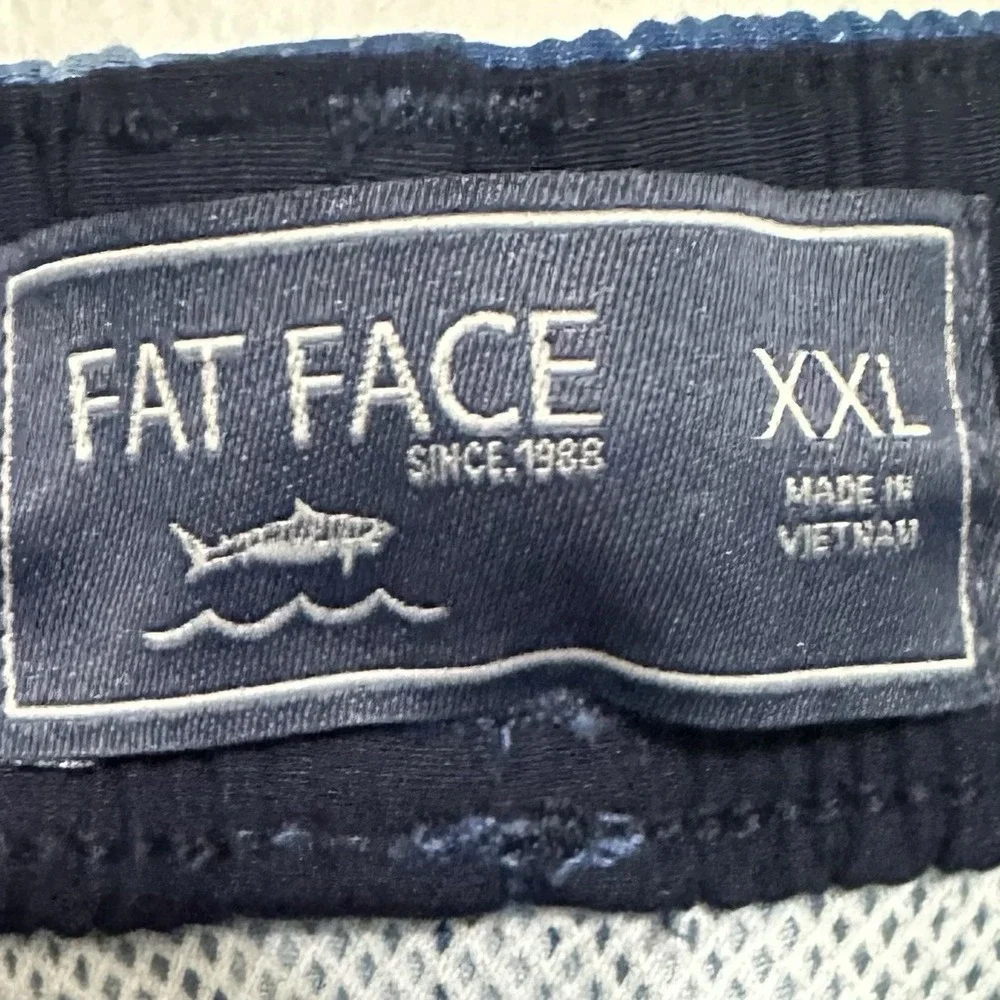 Fat Face Men's Swim Trunk Blue‎ Swim Shorts Blue Sz 2XL Beach Surfer Vacation